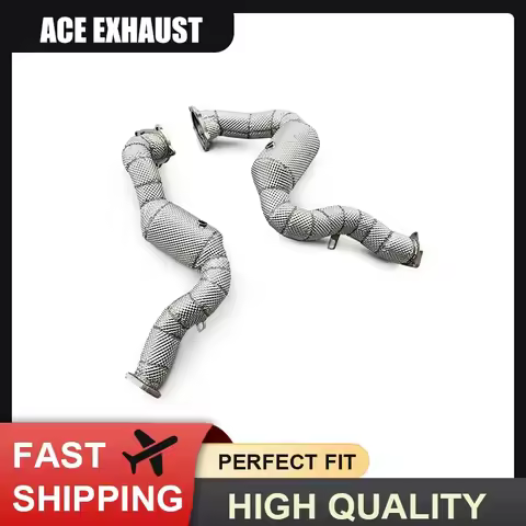 ACE Perfect Fit Exhaust Header for Audi S6 S7 RS6 RS7 C7 A8 S8 D4 4.0T Downpipe SUS304 Performance E
