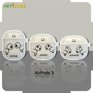 Cute Smile Airpods Earphone Case for Apple AirPods Pro Gen 1 2 3 Pro Pro2 New Soft Earphone Cover Headphone Air Pod Casing Protective AirPod Wireless Earbuds Cases White