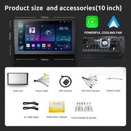 จัดส่งวันนี้ จอ android รถยนต์ 6GB RAM+64GB ROM จอติดรถยนต์ 7 นิ้ว/9 นิ้ว/10 นิ้ว วิทยุติดรถยนต์ FM/
