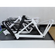 Xunwuk Aero Frame 405GL Road Bike 700c Aluminum Alloy Bicycle Frame Purple QR Thru Axle Time Trial