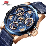 MINI FOCUS Men's Watches Top Brand Luxury Sport Design Quartz Watch Men Leather Strap Waterproof Relogio Masculino Reloj Hombre