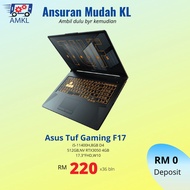 Ansuran Mudah KL- Asus Tuf Gaming F17 (Rm 220 sbln)