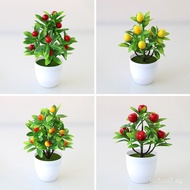Artificial green plant desktop decoration potted plant fortune fruit fake flower decorative bouquet 