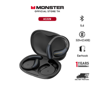 Monster Open Ear AC229 BT5.4 หูฟังบลูทูธ หูฟังครอบหู สำหรับฟังเพลง และเล่นเกม