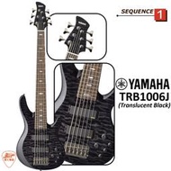 【爵士樂器】公司貨 YAMAHA TRB1006J Translucent Black 六弦 主動式 電貝斯