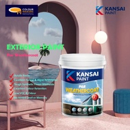 KANSAI Par Weathercoat 1L (Part 1/8) Cat Dinding Luar Rumah Exterior Outdoor Paint