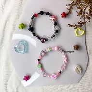 BEADS BRACELET PINK SPIDERMAN BEADS BRACELET