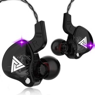 Wired Gaming Earbuds, QKZ AK6 in Ear Earphone, Running Sport Headphone with Microphone, 1DD Dynamic 