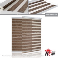 WOOD LOOK Korea Zebra Blind 260cm (Height) / Langsir Bidai Korea / Width 61cm To 213cm / 5 Colors