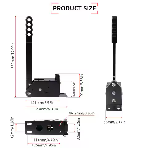PC USB Handbrake 14Bit for Logitech G923 G29 G920 G27 Thrustmaster T300RS T500 Moza R3 R5 pxn
