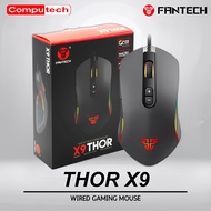 Fantech Wired Gaming Mouse THOR X9 RGB Macro USB Cable Fantech Mouse