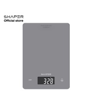 SHAPER เครื่องชั่งน้ำหนักในครัวแบบดิจิทัล รุ่น DKS-1031 สีเทา พิกัด 10 กิโลกรัม