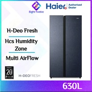 HAIER 630L/689L/720L Refrigerator Twin Inverter Side By Side Fridge | Peti Sejuk | HRF-IS630/HRF-IS7