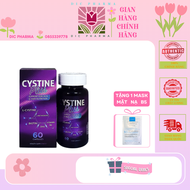 Cystine Plus 60v - Viên uống đẹp da giảm mụn dưỡng tóc khỏe đẹp