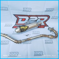 ➳ Full stanles MUFFLER NORIFUMI Rocket 4 exhaust MUFFLER PNP MOTOR XR150 XR200 XR 150/200 KLX 150 C