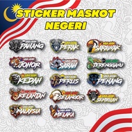 STICKER MASKOT NEGERI