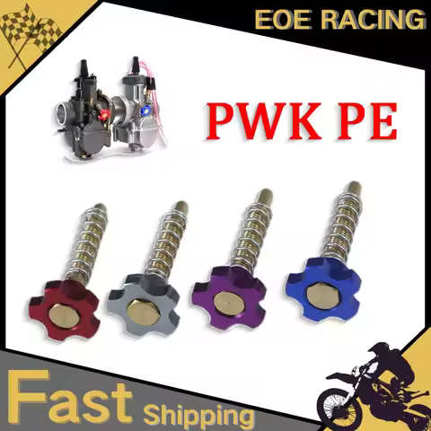 For PE PWK 24 26 28 30 32 24MM NSR PWL KR150 Carb Idle Speed Screw Motorcycle Carburetor Idle Adjust