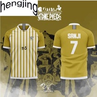 2026 NEW The One Piece Collaboration Football Jersey Features The _SANJI_ and The Number _7_ on The 