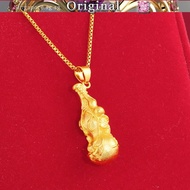 916 Solid Gourd 22K Gold Pendant National Style Pure Euro Coin Gold Jewelry