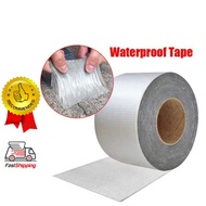🔥READY STOCK🔥 Super Waterproof Tape Butyl Rubber Aluminium Foil Tape for Roof Pipe Repair