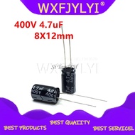 20 Higt quality 400V4.7UF 8*12mm 4.7UF 400V 8*12 Electrolytic capacitor