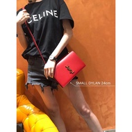 SMALL DYLAN Handbag Side Use Accordion Style Wrinkle 
Size: 24 * 15 * 6cm