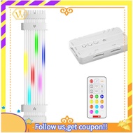 【W】24 Pin 5V ARGB Motherboard Power Supply Cable RGB Power Extension Cable RGB PSU Cable for Motherb