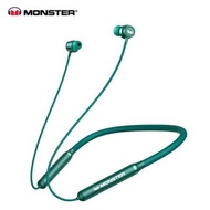 Monster Airmars SG03 Neckband Earphone with Mic Wireless Bluetooth 5.0 TWS Gaming Magnetic in-Ear ENC Noise Reduction Stereo Surround Sound Headset Earphones Earbuds Headphone Microphone Neck Hanging Green 18 Hours 通用頸掛式耳機無線運動藍牙耳機連咪磁吸式無綫耳筒掛頸降噪電競環迴立體重低音聲綠色
