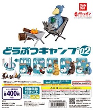 🈹 蝕本特價 🈹 Bandai どうぶつキャンプ02 動物露營篇 第2彈 P2 露營動物 第二彈 鯨頭鸛 駝鹿 獵犬 塘鵝 甲蟲