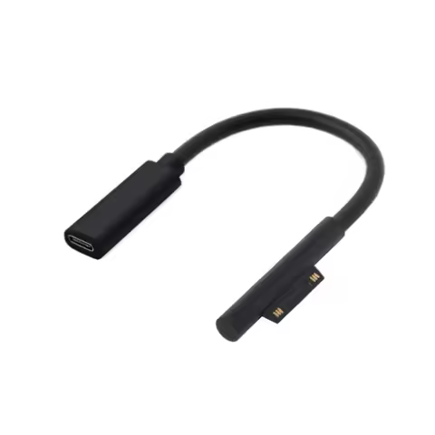 15V 3A Surface Connect to Type C PD Fast Charging Cable, Compatible for Microsoft Surface Pro 8/7/6/