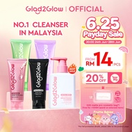 [Live Extra]Glad2Glow Cleanser Milk/Low Ph Gel/Acne Acid/Exfoliating/Sensitive Gentle Face Wash penc
