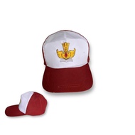 GROSIR  20 PCS !! Topi Sekolah SD SMP SMA PRAMUKA Boridir Logo Tut Wuri