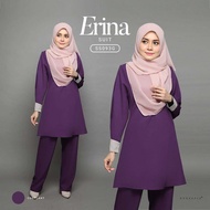 Blouse + Pant | Nursafia: Erina Suit (plus size 4XL- 6XL) | Baju Raya | Blouse Muslimah Loose Pant | HashaMy