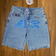 Billionaire Boys Club BBC ICECREAM Running Dog Shorts Jeans Jorts (Blue Washed) BNWT y2k
