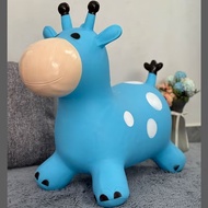 Inflatable Horse Toy Children's Mount Giraffe Riot-Proof Toy Vaulting Horse Extra Thick Outdoor Rubb