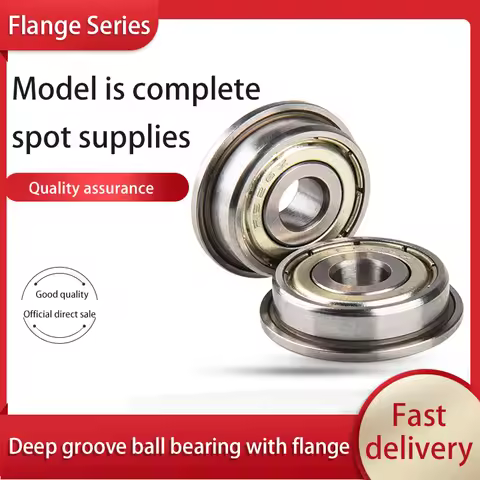 1 PC Flange cup micro bearing with flange f623zz f624 f625 f626 f627 f628 f629zz