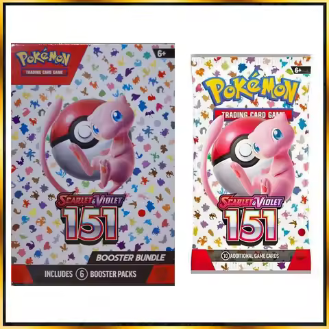 In Stock Original Pokemon English Version Cards 151 Booster Bundle PTCG Trading Cards Collectible Co