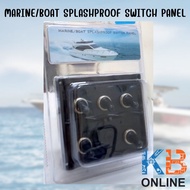 แผงสวิตช์ในเรือ แผงสวิทช์กันน้ำ SF50772-5S2-4U Toggle Sw Panel 12V FUSE 15A*3 (+4.2A USB)