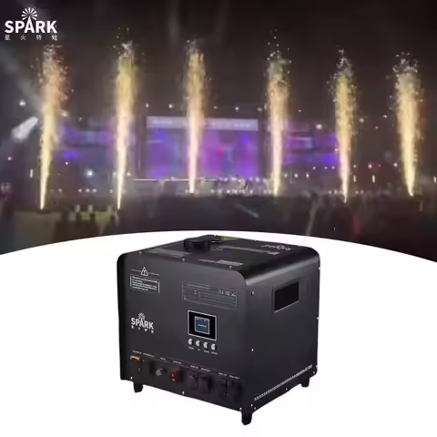 SP Spray 6-9M Cold Spark Flame Fireworks Pyro Machine High-Altitude Waterproof Cold Sparkler Fountai