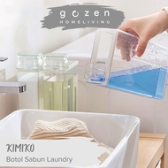 [GOZEN]KIMIKO Clear Ditergent Storage Bottle Aesthetic Washing Soap Dispenser Bottle Minimalist Soap