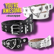 Star belt - heart belt y2k harajuku belt