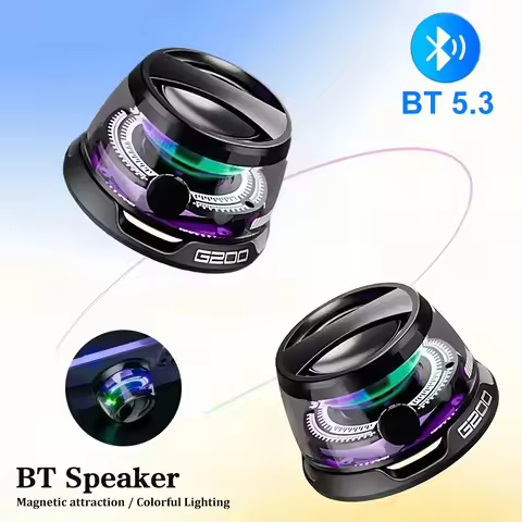 Bluetooth 5.3 Wireless Speaker Portable Waterproof Magnetic True Wireless Pairing Sound System Subwo