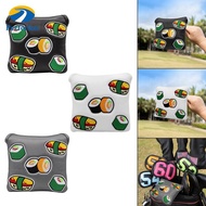 Perfeclan Golf Mallet Putter Cover, Golf Mallet Putter Headcover Club Covers Square PU Leather Non S