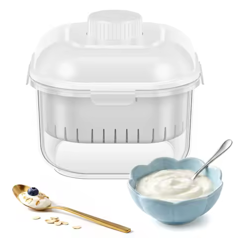 Premium Greek Yogurt Strainer Large Capacity Yogurt Strainer Reusable Homemade Whey Separator Sealed