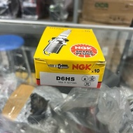 BUSI NGK D6HS large thread old motorbike honda astrea c90/s90/s90z D6HS NGK