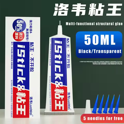 LuoWei 15ML 50ML Istick LCD Tampilan Bingkai Lem Layar Ponsel Ikatan Kaca Perbaikan Ponsel Alat Perb
