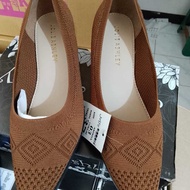 Flat shoes JOLIE ASHLEY ANINDA brown knitted model