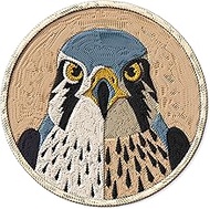 Falcon Patch Embroidered Iron on Patches for Clothes Backpacks Bags Jeans Jackets Size 3" ID45095
