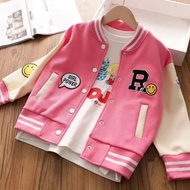 NEWEST R BASEBALL CHILDREN 41 YEARS THICK Varsity Jacket for Girls