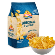 แป้งกรอบ รสวาซาบิ ตอร์ติยา นาโช่ ไสตล์เม็กซิกัน Crispy Tortilla Nachos Chips Mission 170g